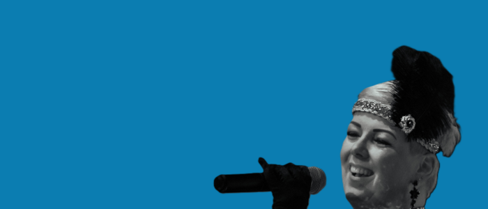 Kristel - blauw uitgesneden